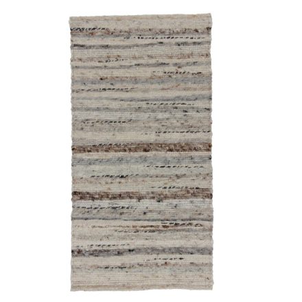 Hrubý koberec z vlny Rustic 70x134 Tkaný vlnený koberec do obývačky alebo spálne