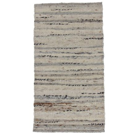 Hrubý koberec z vlny Rustic 60x112 Tkaný vlnený koberec do obývačky alebo spálne