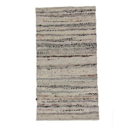 Hrubý koberec z vlny Rustic 61x114 Tkaný vlnený koberec do obývačky alebo spálne