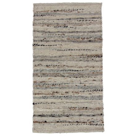 Hrubý koberec z vlny Rustic 61x113 Tkaný vlnený koberec do obývačky alebo spálne