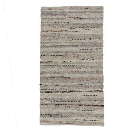 Hrubý koberec z vlny Rustic 69x130 Tkaný vlnený koberec do obývačky alebo spálne