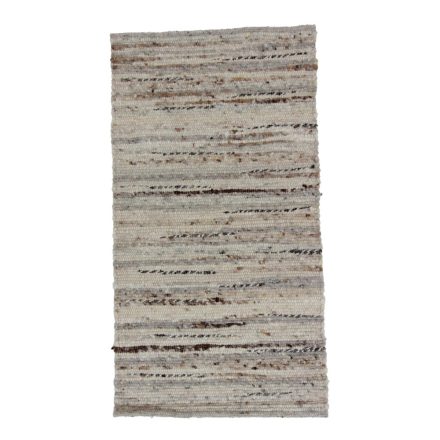 Hrubý koberec z vlny Rustic 70x130 Tkaný vlnený koberec do obývačky alebo spálne