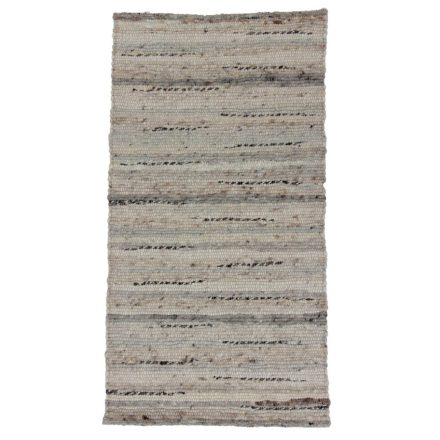 Hrubý koberec z vlny Rustic 70x132 Tkaný vlnený koberec do obývačky alebo spálne