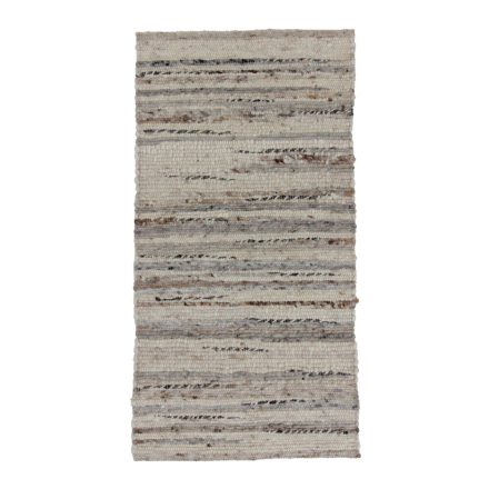 Hrubý koberec z vlny Rustic 69x134 Tkaný vlnený koberec do obývačky alebo spálne