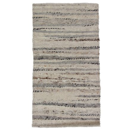 Hrubý koberec z vlny Rustic 60x114 Tkaný vlnený koberec do obývačky alebo spálne