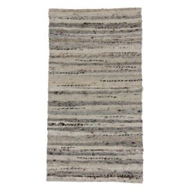   Hrubý koberec z vlny Rustic 70x129 Tkaný vlnený koberec do obývačky alebo spálne