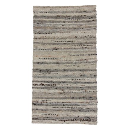 Hrubý koberec z vlny Rustic 70x129 Tkaný vlnený koberec do obývačky alebo spálne