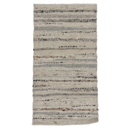 Hrubý koberec z vlny Rustic 61x113 Tkaný vlnený koberec do obývačky alebo spálne