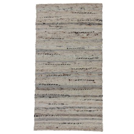 Hrubý koberec z vlny Rustic 69x130 Tkaný vlnený koberec do obývačky alebo spálne