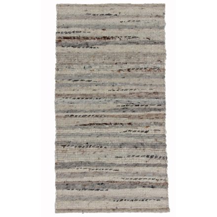 Hrubý koberec z vlny Rustic 69x131 Tkaný vlnený koberec do obývačky alebo spálne