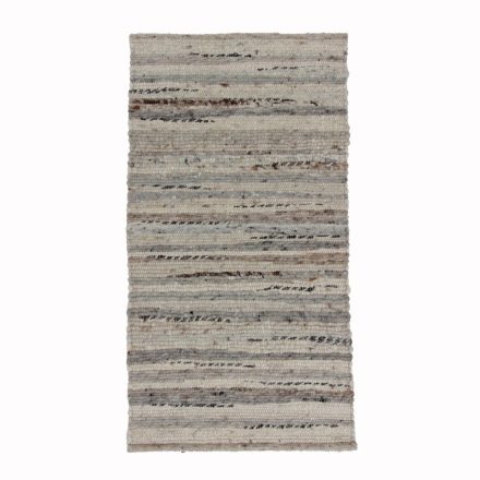 Moderný vlnený koberec Rustic 90x175 pruhovaný koberec