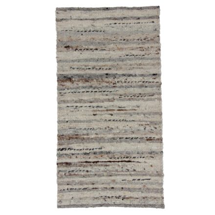 Hrubý koberec z vlny Rustic 69x131 Tkaný vlnený koberec do obývačky alebo spálne
