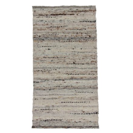 Hrubý koberec z vlny Rustic 70x132 Tkaný vlnený koberec do obývačky alebo spálne