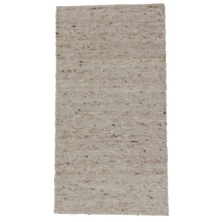 Tkaný vlnený koberec Rustic 72x134 moderný vlnený koberec do obývačky alebo spálne