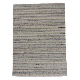 Hrubý vlnený koberec Rustic 170x232 pruhovaný koberec