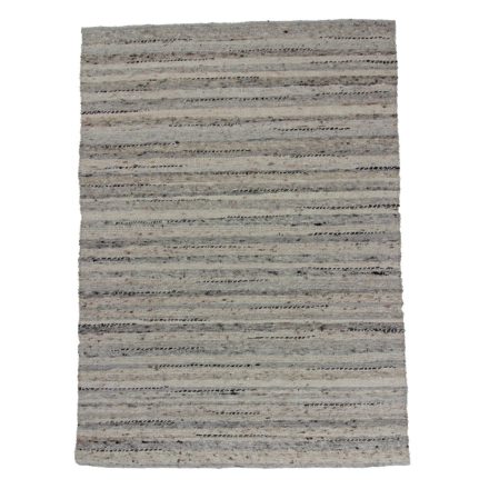 Hrubý vlnený koberec Rustic 170x232 pruhovaný koberec