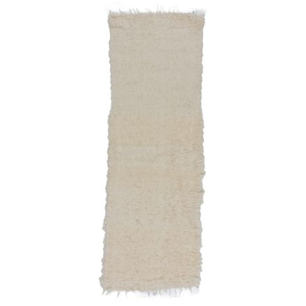 Hadrový koberec 101x69 béžový bavlnený tkaný koberec