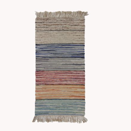 Hadrový koberec 72x140 farebný bavlnený tkaný koberec