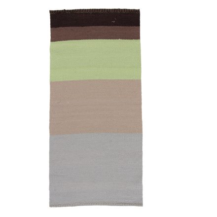 Hadrový koberec 67x142 farebný bavlnený tkaný koberec