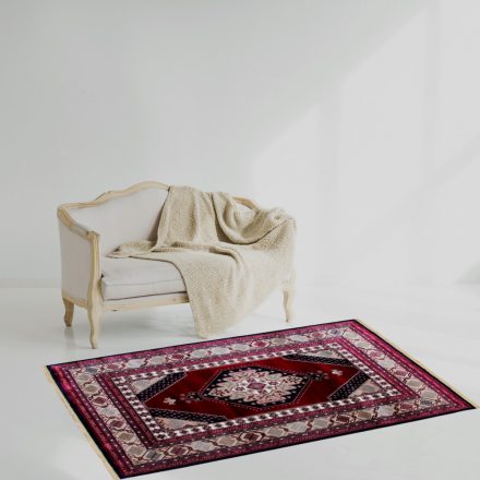 Klasický koberec bordová 80x150 polyesterový koberec