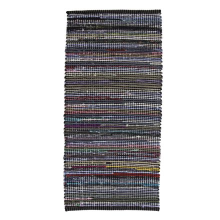 Hadrový koberec 60x125 farebný bavlnený tkaný koberec