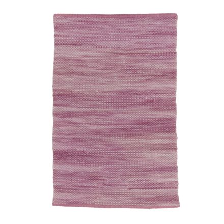 Hadrový koberec 58x90 fialový bavlnený tkaný koberec