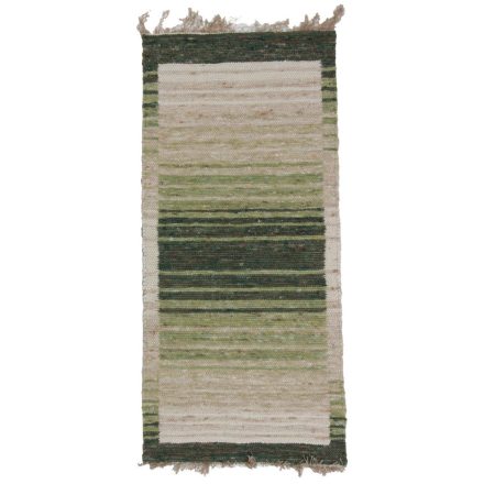 Tkaný vlnený koberec Rustic 73x161 moderný vlnený koberec do obývačky alebo spálne