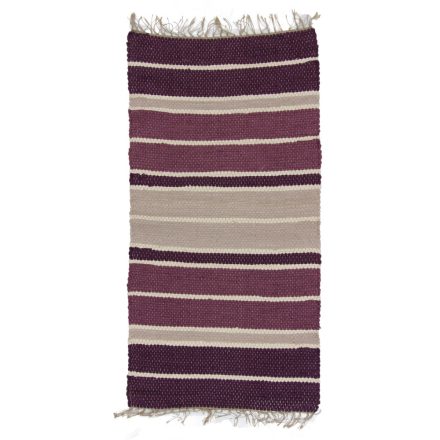 Hadrový koberec 64x134 farebný bavlnený tkaný koberec