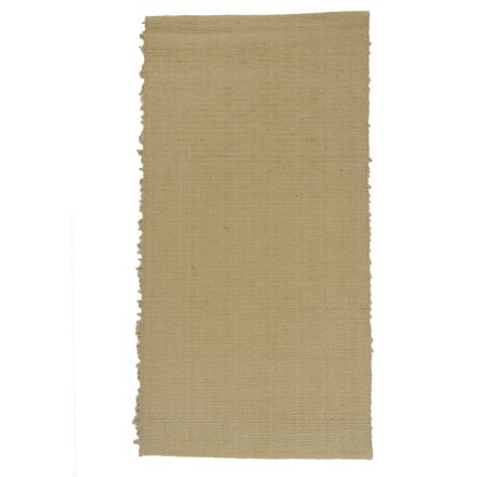 Hadrový koberec 92x172 béžový bavlnený tkaný koberec