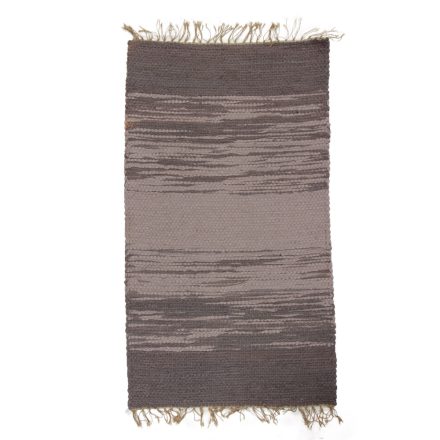 Hadrový koberec 73x131 hnedý bavlnený tkaný koberec
