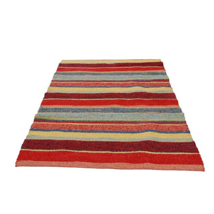 Hadrový koberec 139x197 farebný bavlnený tkaný koberec
