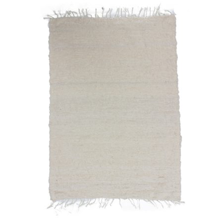 Nadýchaný koberec béžový 121x167 mäkký tkaný koberec