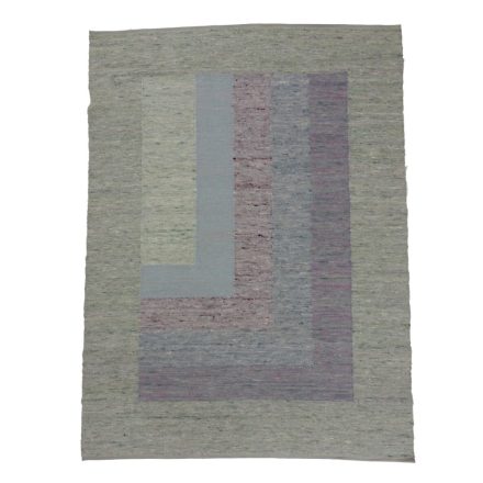 Hrubý vlnený koberec Rustic 172x235 Tkaný kusový koberec s modernom dizajne