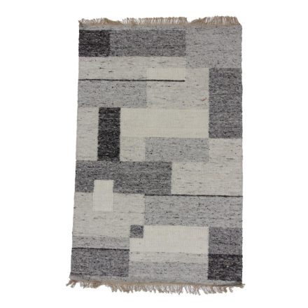Tkaný vlnený koberec Rustic 130x202 moderný vlnený koberec do obývačky alebo spálne