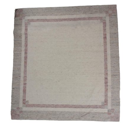 Tkaný vlnený koberec Rustic 301x324 moderný vlnený koberec do obývačky alebo spálne