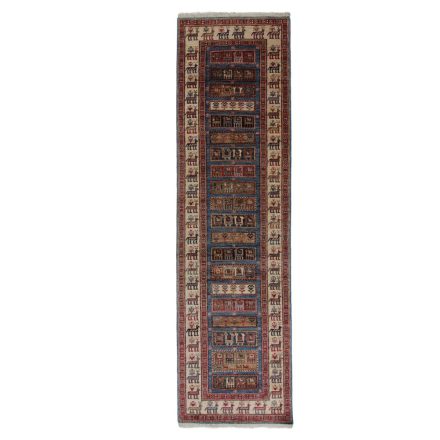 Orientálny koberec Shawal 82x297 Ručne viazaný afganský behúňový koberec