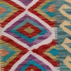 Afganský Kelimový koberec 90x65 ručne tkaný etnický kilim