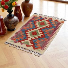Koberec Kilim Chobi 58x89 ručne tkaný koberec Kilim