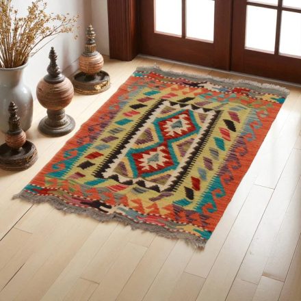 Koberec Kilim Chobi 94x61 ručne tkaný afganský kilim
