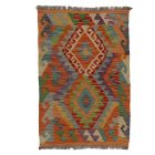 Koberec Kilim Chobi 66x95 Ručne tkaný afganský kilim z vlny