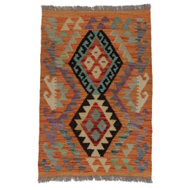 Koberec Kilim Chobi 95x65 ručne tkaný afganský kilim z vlny