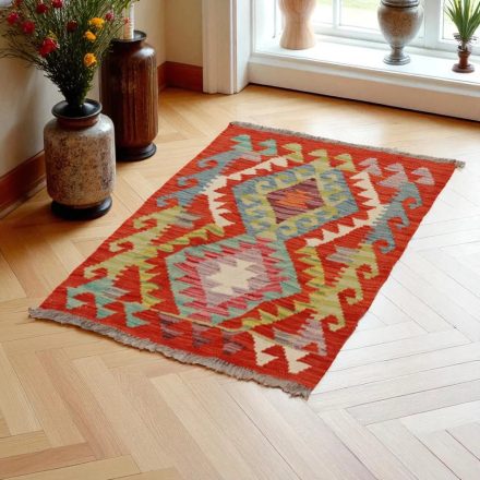 Koberec Kilim Chobi 91x63 ručne tkaný afganský kilim