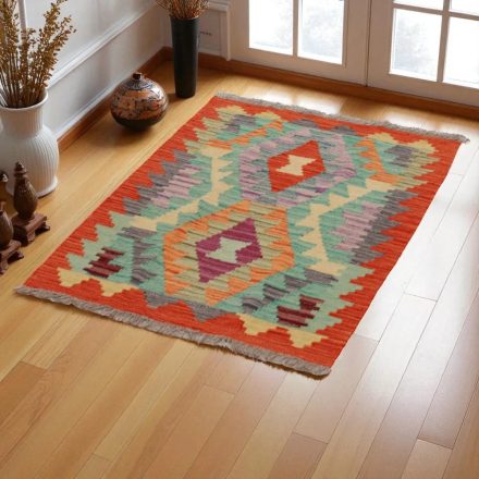 Koberec Kilim Chobi 92x62 ručne tkaný afganský kilim