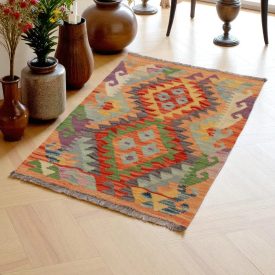 Koberec Kilim Chobi 96x64 ručne tkaný afganský kilim