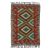 Koberec Kilim Chobi 59x87 Ručne tkaný afganský kilim z vlny