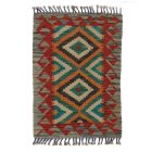 Koberec Kilim Chobi 59x87 Ručne tkaný afganský kilim z vlny