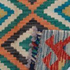 Koberec Kilim Chobi 59x87 Ručne tkaný afganský kilim z vlny