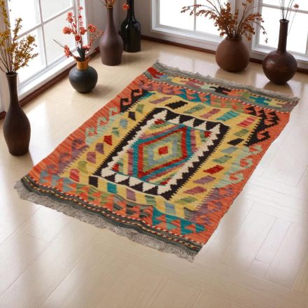 Koberec Kilim Chobi 93x61 ručne tkaný afganský kilim