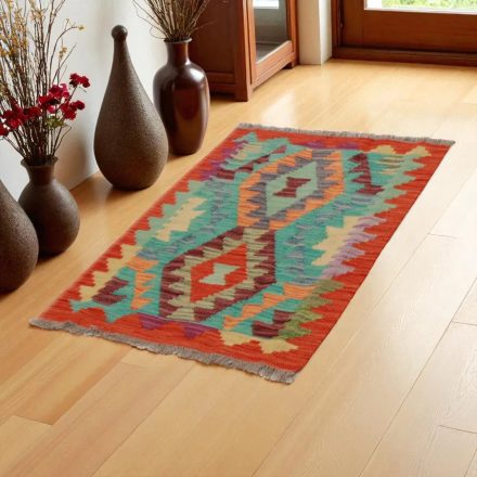 Koberec Kilim Chobi 90x64 ručne tkaný afganský kilim