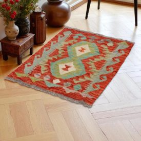 Koberec Kilim Chobi 87x64 ručne tkaný afganský kilim